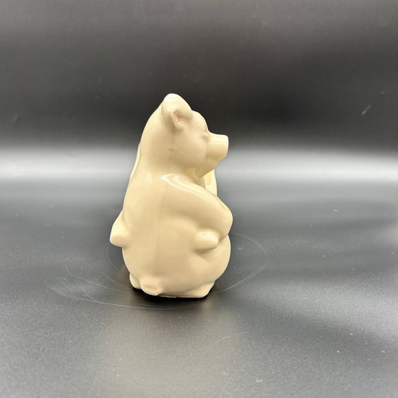 Ceramic Pig and Wheelbarrow Planter Vintage - Picture 5 of 6